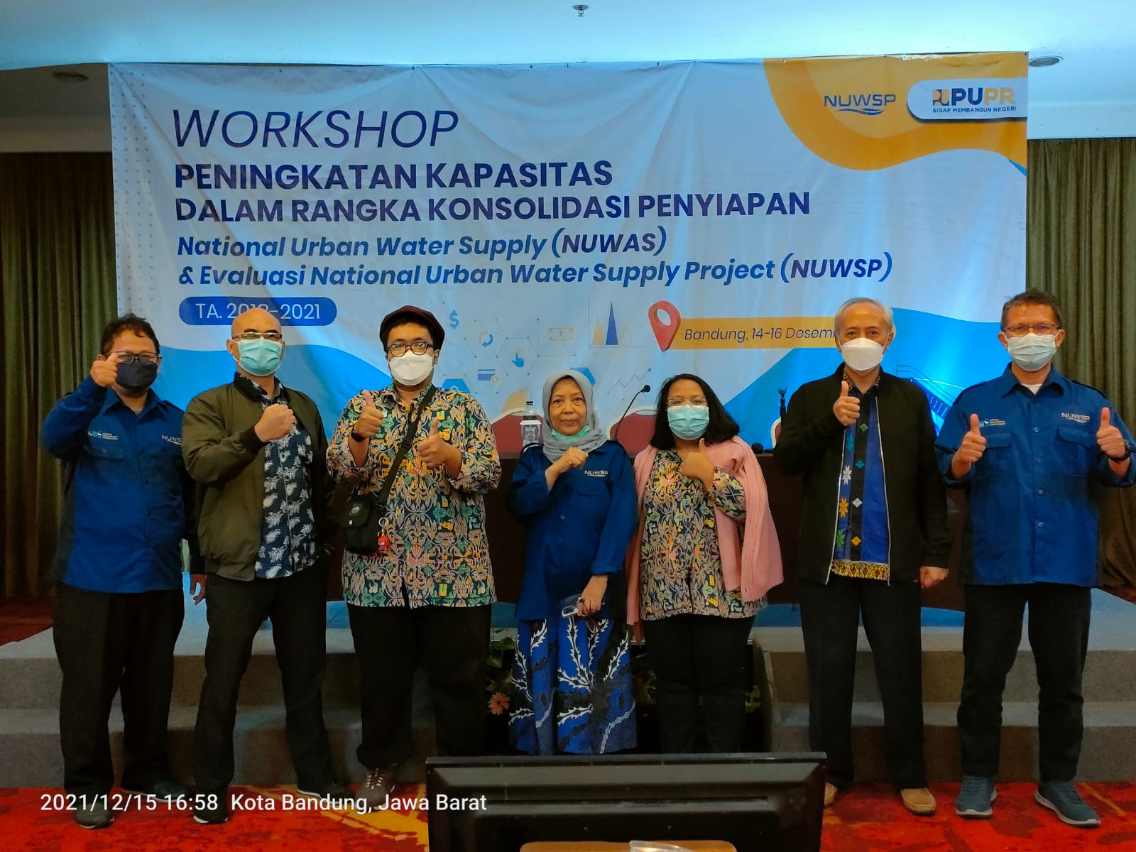 Workshop Peningkatan Kapasitas Dalam Rangka Konsolidasi Penyiapan National Urban Water Supply (NUWAS) dan Evaluasi National Urban Water Supply Project (NUWSP) TA 2018 - 2021