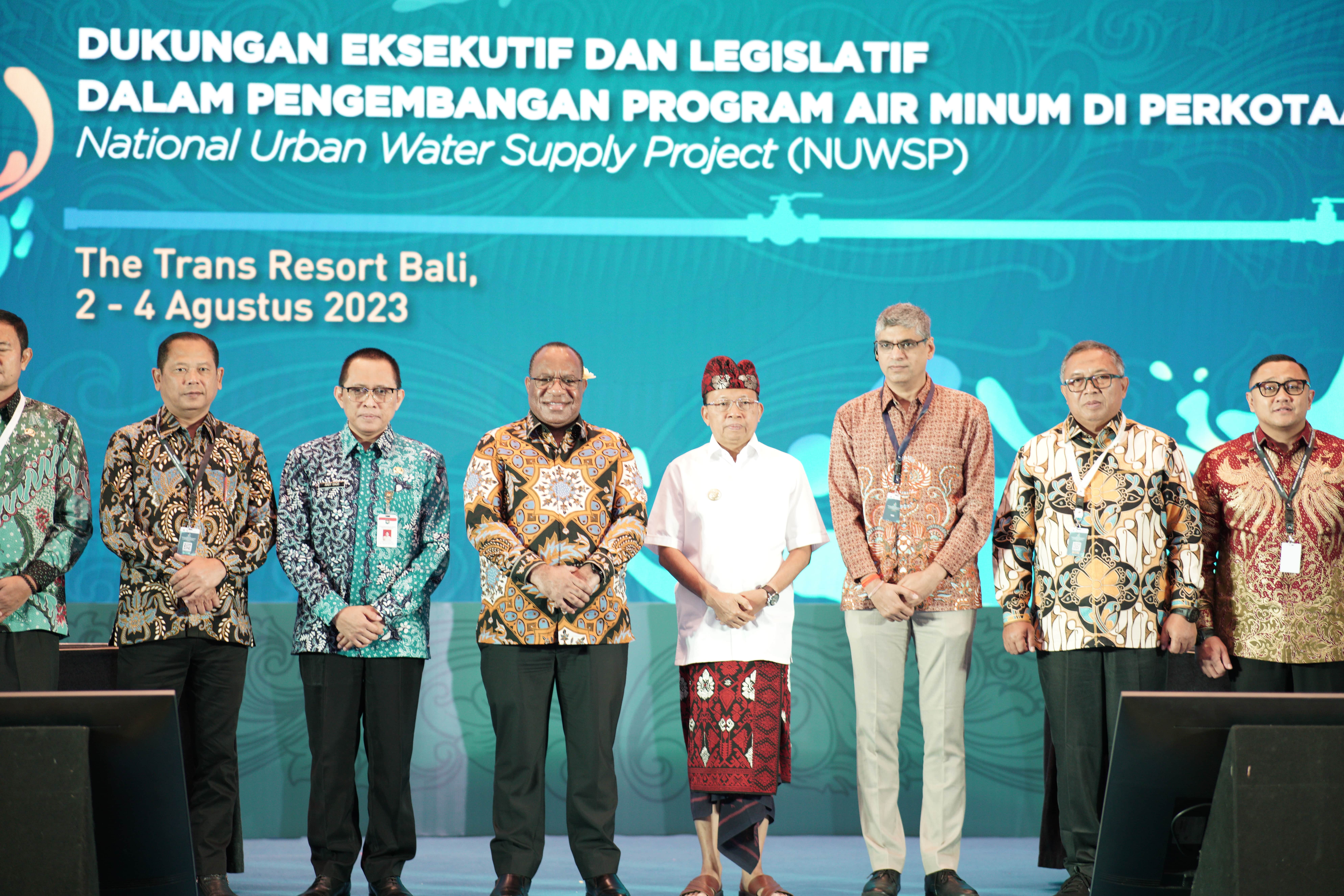 Workshop Dukungan Eksekutif dan Legislatif dalam Pengembangan Program Air Minum di Perkotaan dalam Kerangka National Urban Water Suppy Project (NUWSP)
